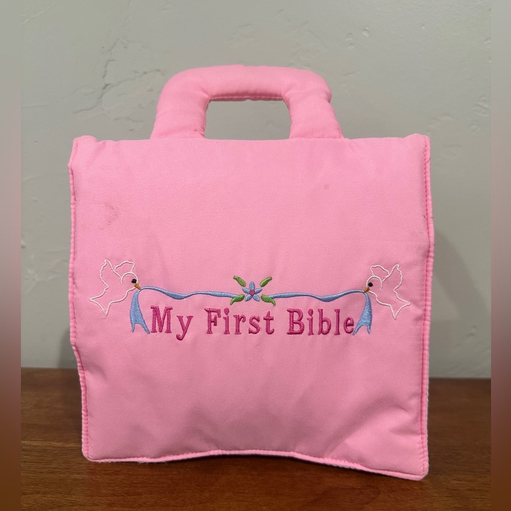 My First Bible Pink Quiet book